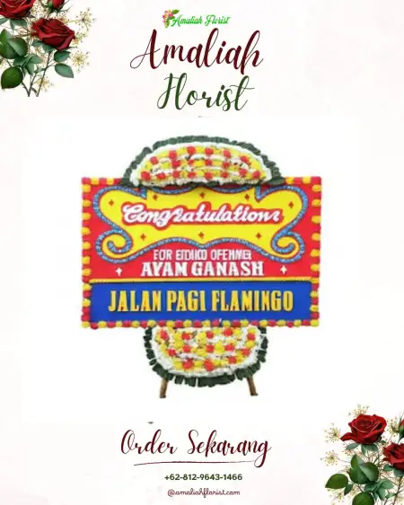 Sewa Papan Bunga 14 Ilir